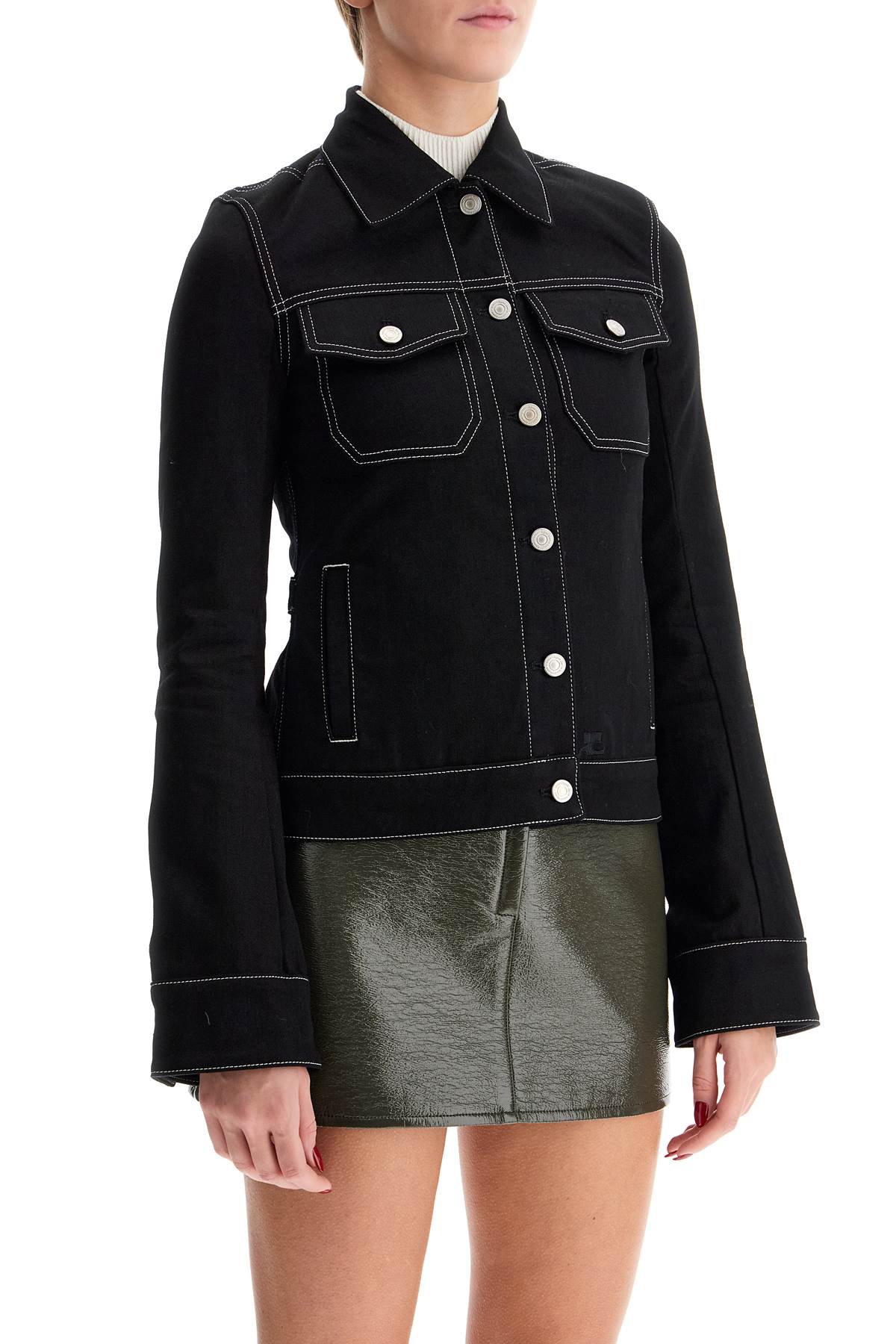 Courreges denim women trucker jacket