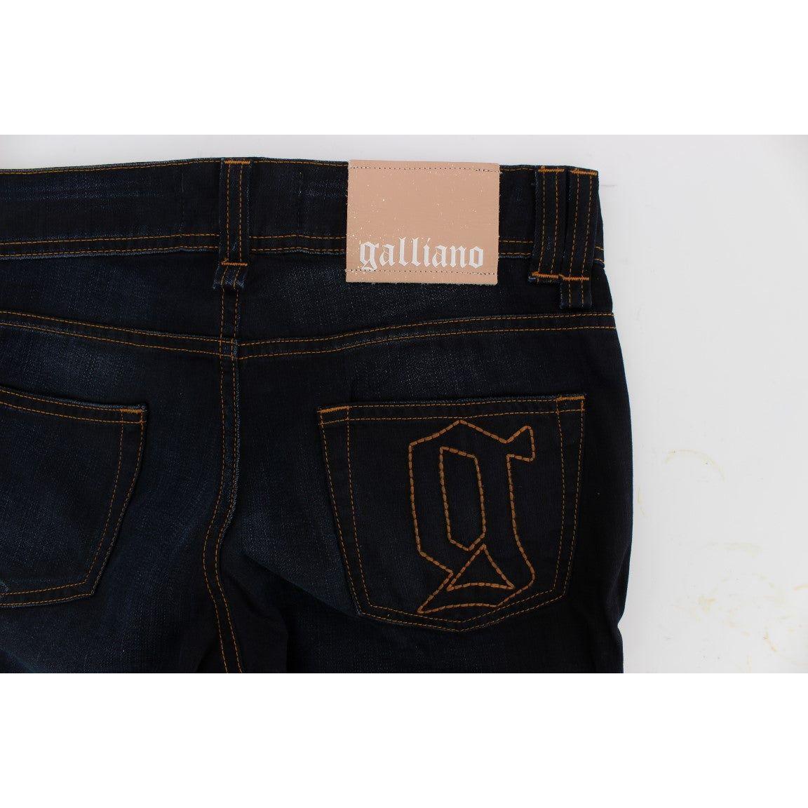 John Galliano Elegant Slim Fit Designer Jeans John Galliano