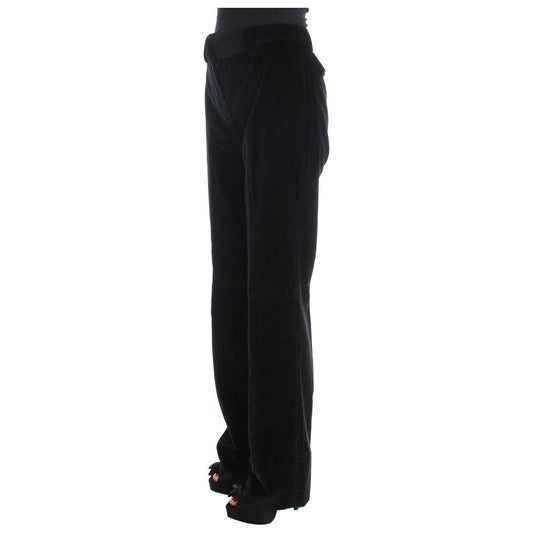 Ermanno Scervino Elegant Black Straight Fit Jeans Jeans & Pants Ermanno Scervino