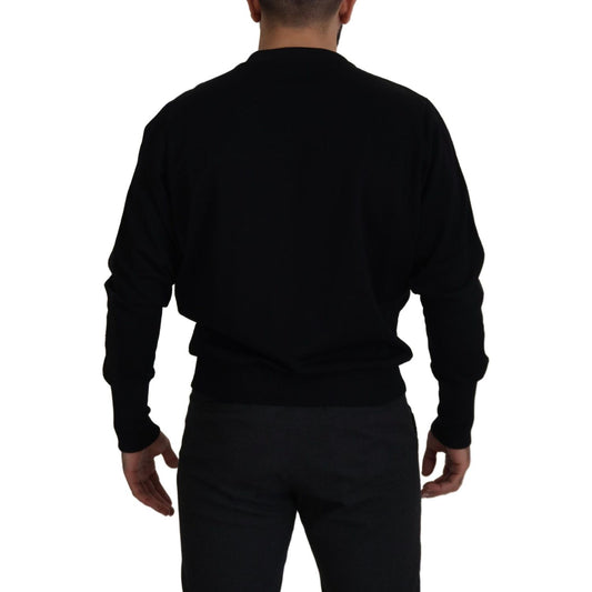 Dolce & Gabbana Elegant Crewneck Cotton Blend Sweater Dolce & Gabbana