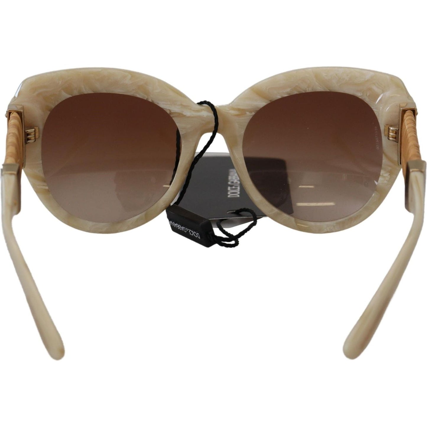 Dolce & Gabbana Beige Acetate Full Rim Brown Lense DG4294 Sunglasses