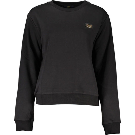 Cavalli Class Black Cotton Women Sweater Cavalli Class