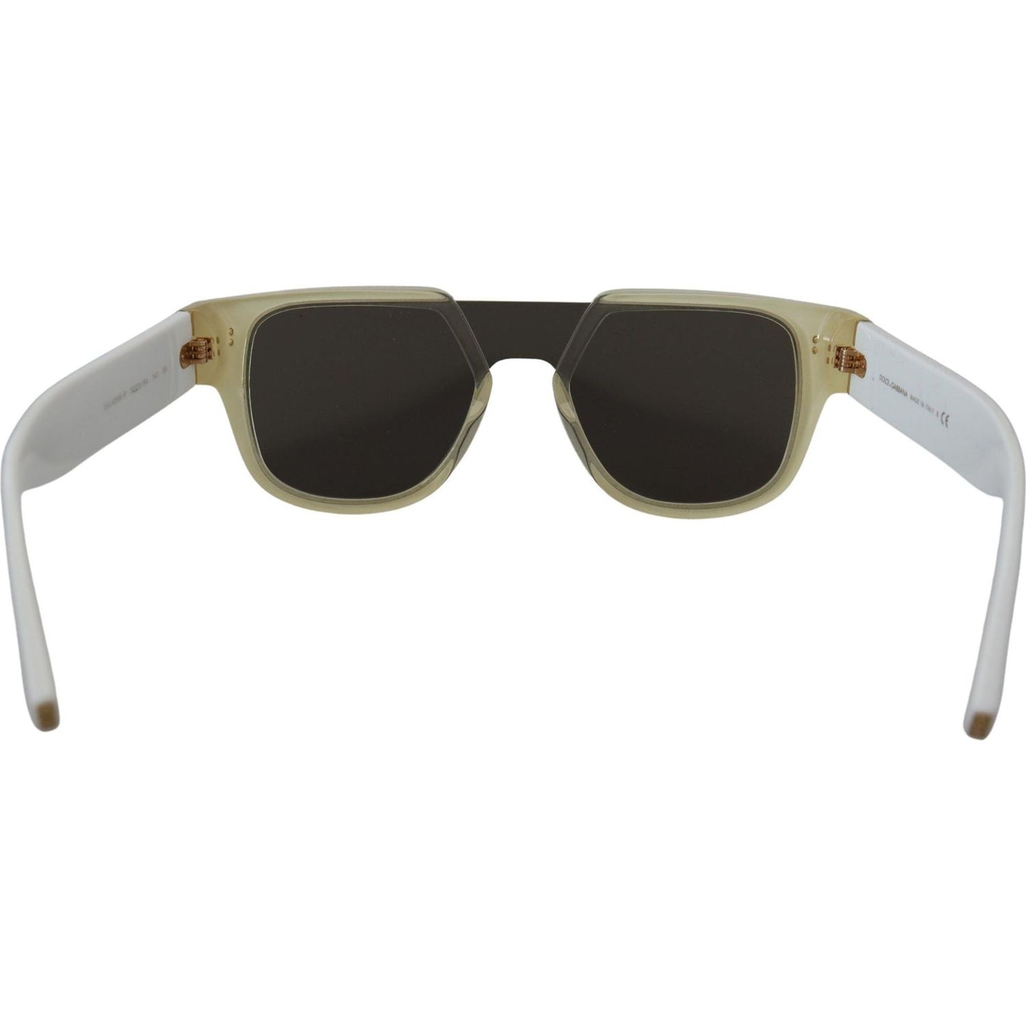 Dolce & Gabbana Elegant White Acetate Sunglasses for Women Dolce & Gabbana