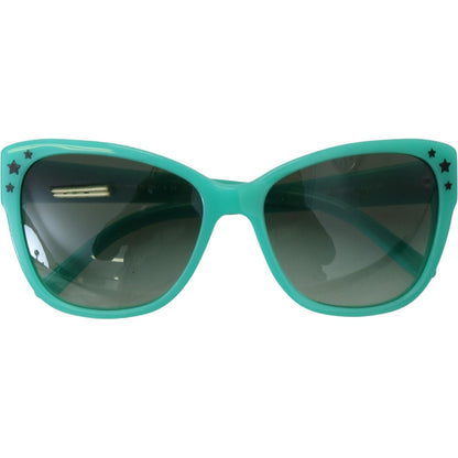 Dolce & Gabbana Green Stars Acetate Square Shades DG4124 Sunglasses