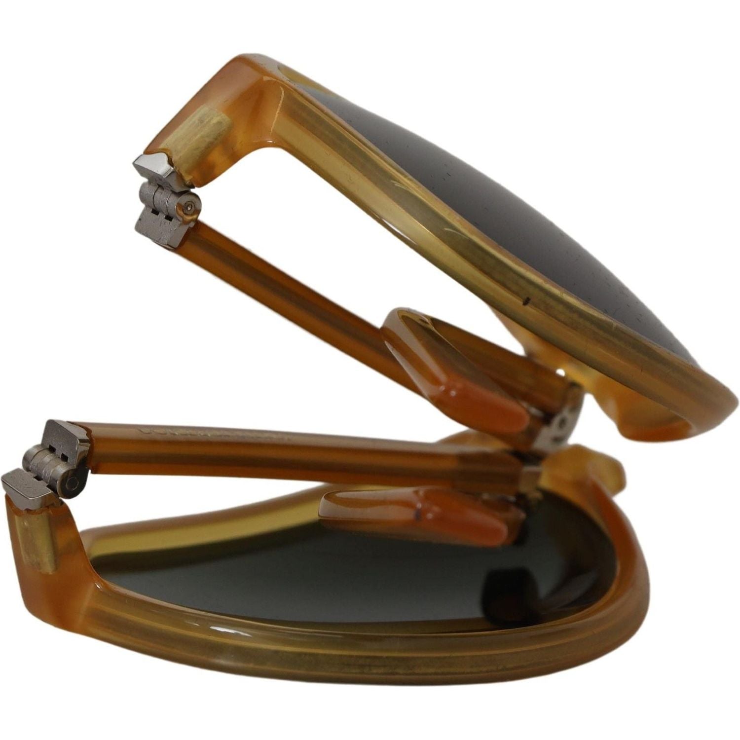 نظارة شمسية دولتشي آند غابانا شيك باللون الأصفر من أسيتات الطيار