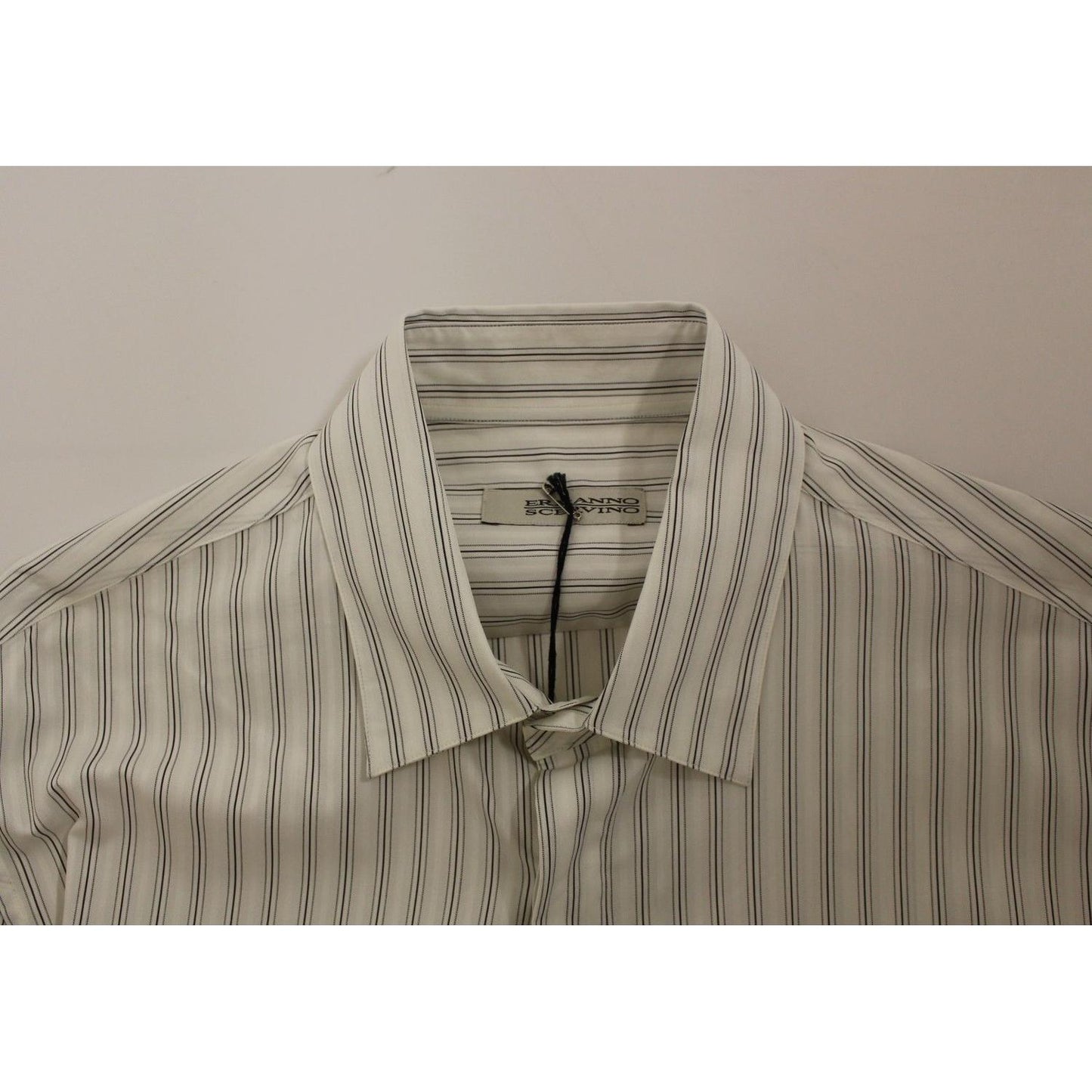 Ermanno Scervino Elegant Striped Cotton Casual Shirt Ermanno Scervino