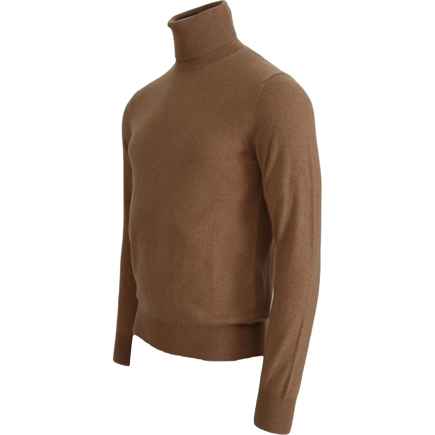 Dolce & Gabbana Beige Cashmere Turtleneck Pullover Sweater MAN SWEATERS Dolce & Gabbana