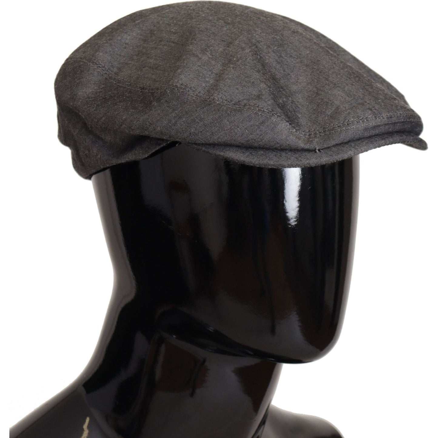 Dolce & Gabbana Elegant Gray Newsboy Hat Dolce & Gabbana