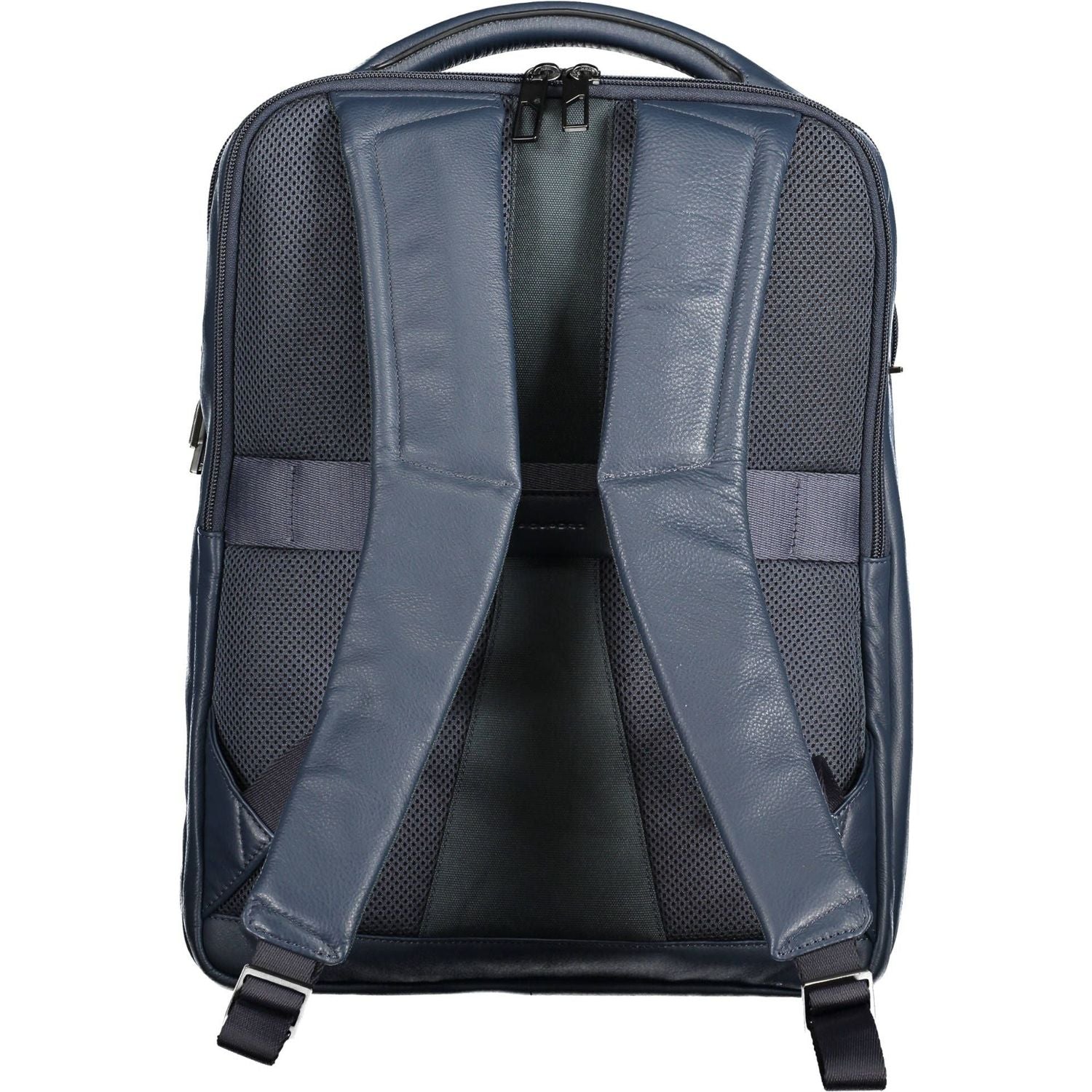 Front view with bag zipped and handles upright.