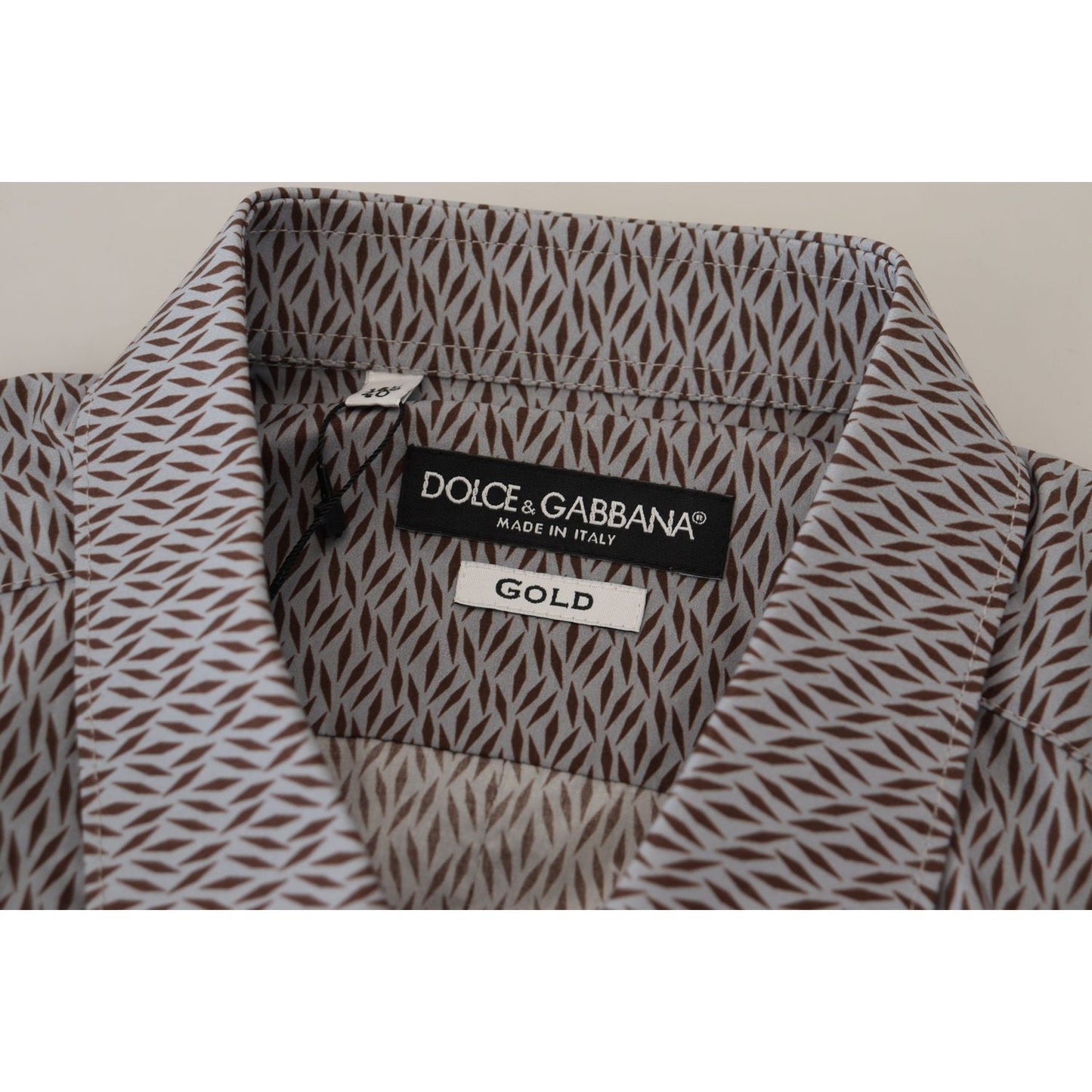 Dolce & Gabbana Elegant Slim Fit Formal Cotton Shirt Dolce & Gabbana