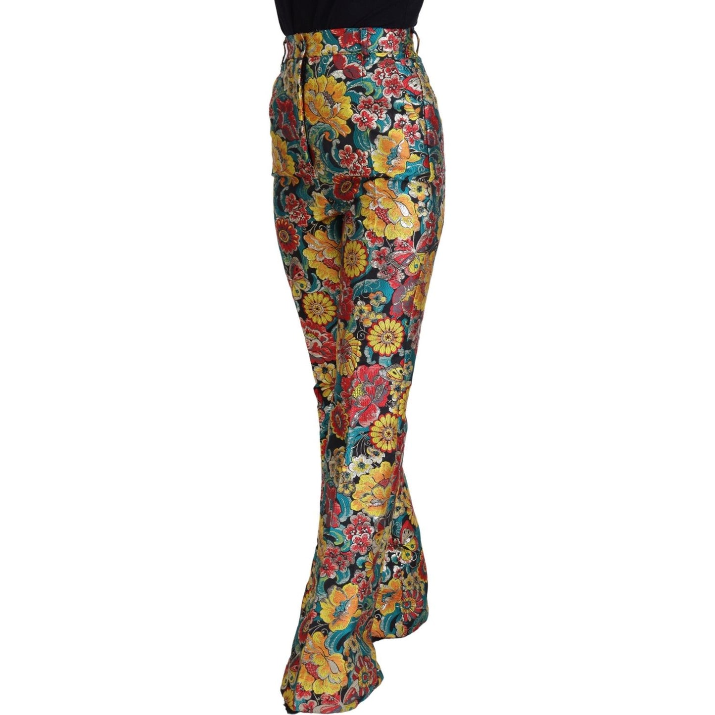 Dolce & Gabbana Elegant Multicolor Woven Pants Dolce & Gabbana