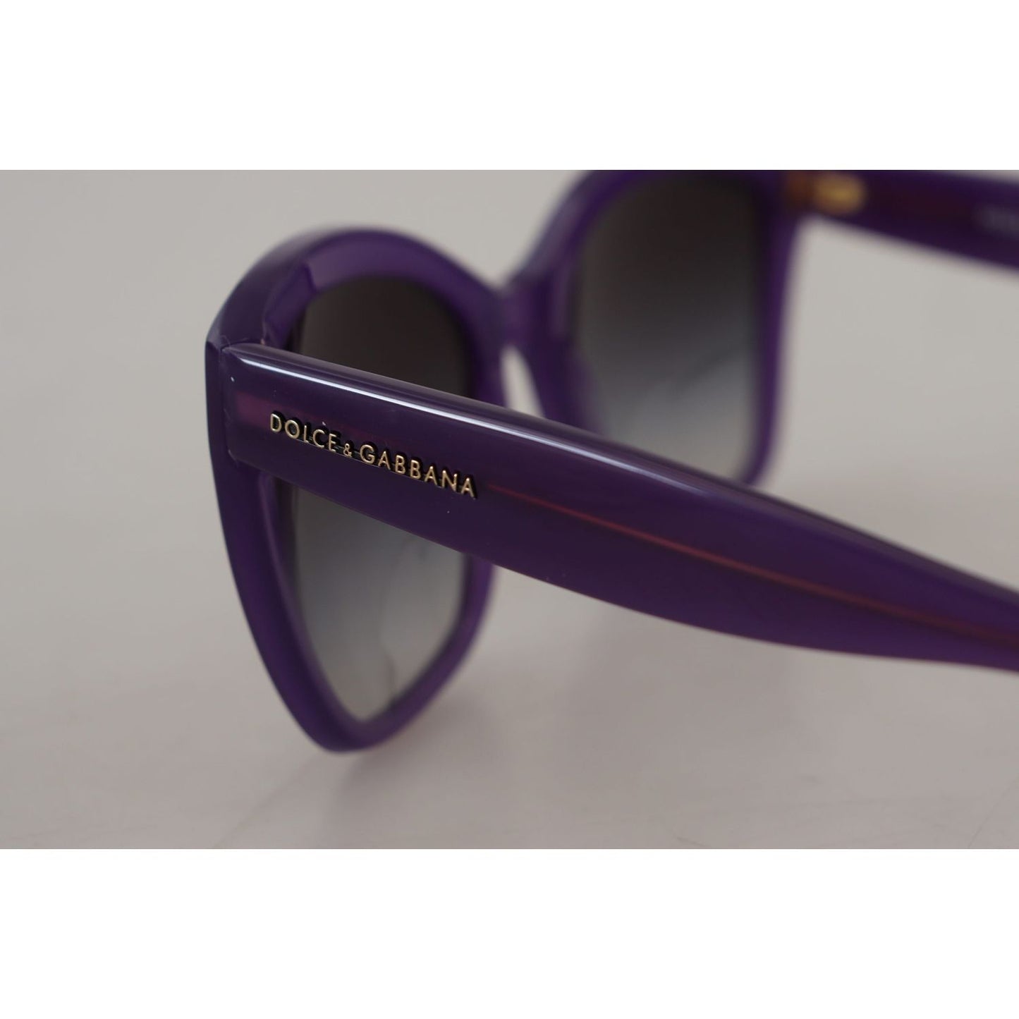 Dolce & Gabbana Elegant Purple Gradient Lens Sunglasses Dolce & Gabbana