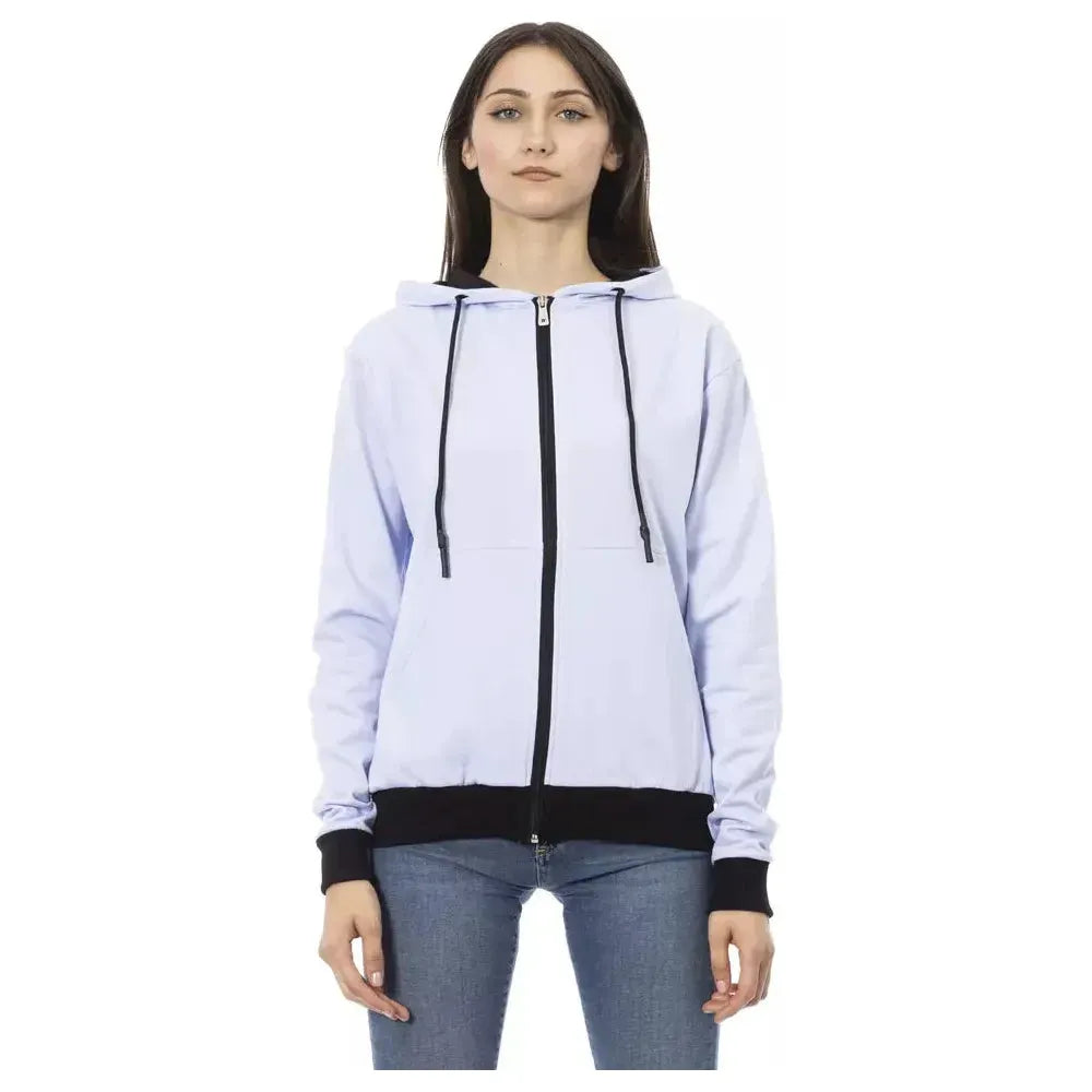 Baldinini Trend Purple Cotton Women Sweater Baldinini Trend