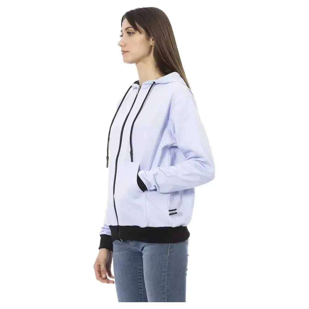 سترة نسائية من القطن باللون الأرجواني من Baldinini Trend