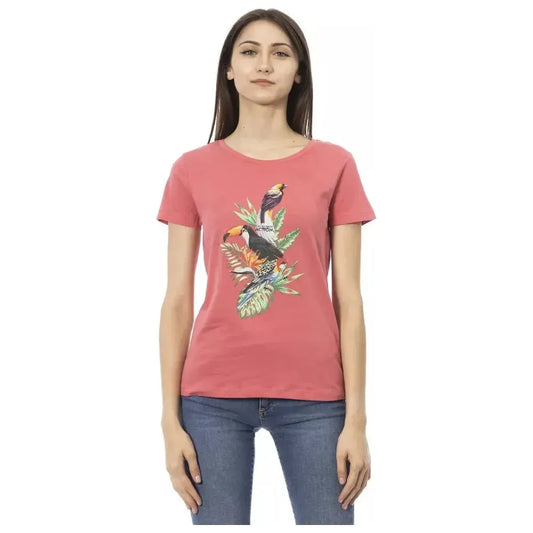 Trussardi Action Multicolor Cotton Women T-Shirt
