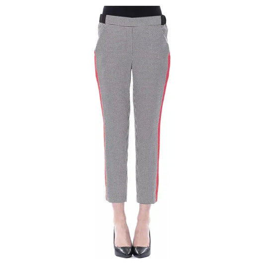BYBLOS Black Viscose Women Pant
