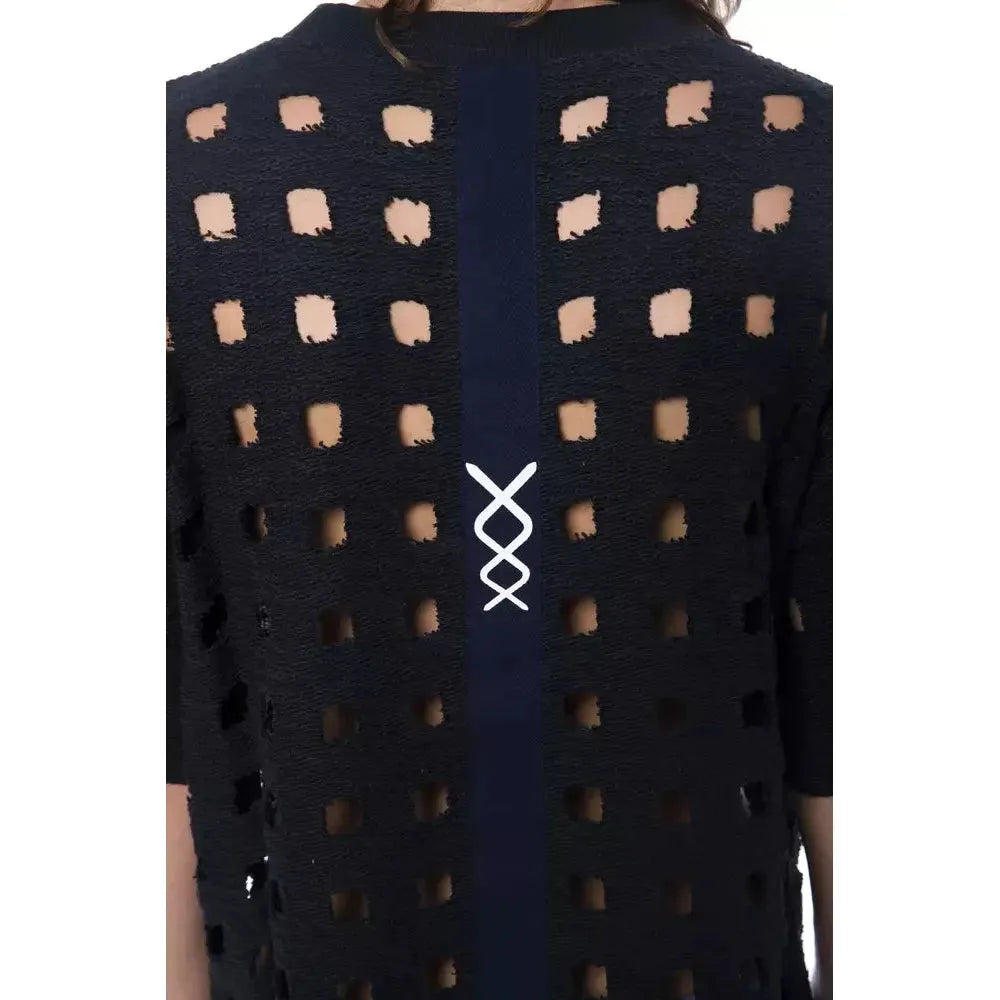 تي شيرت رجالي من القطن باللون الأسود من نيكولو تونيتو