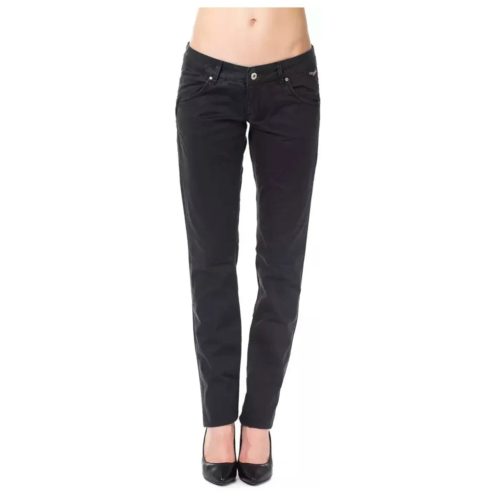 بنطلون نسائي من القطن باللون الأزرق من Ungaro