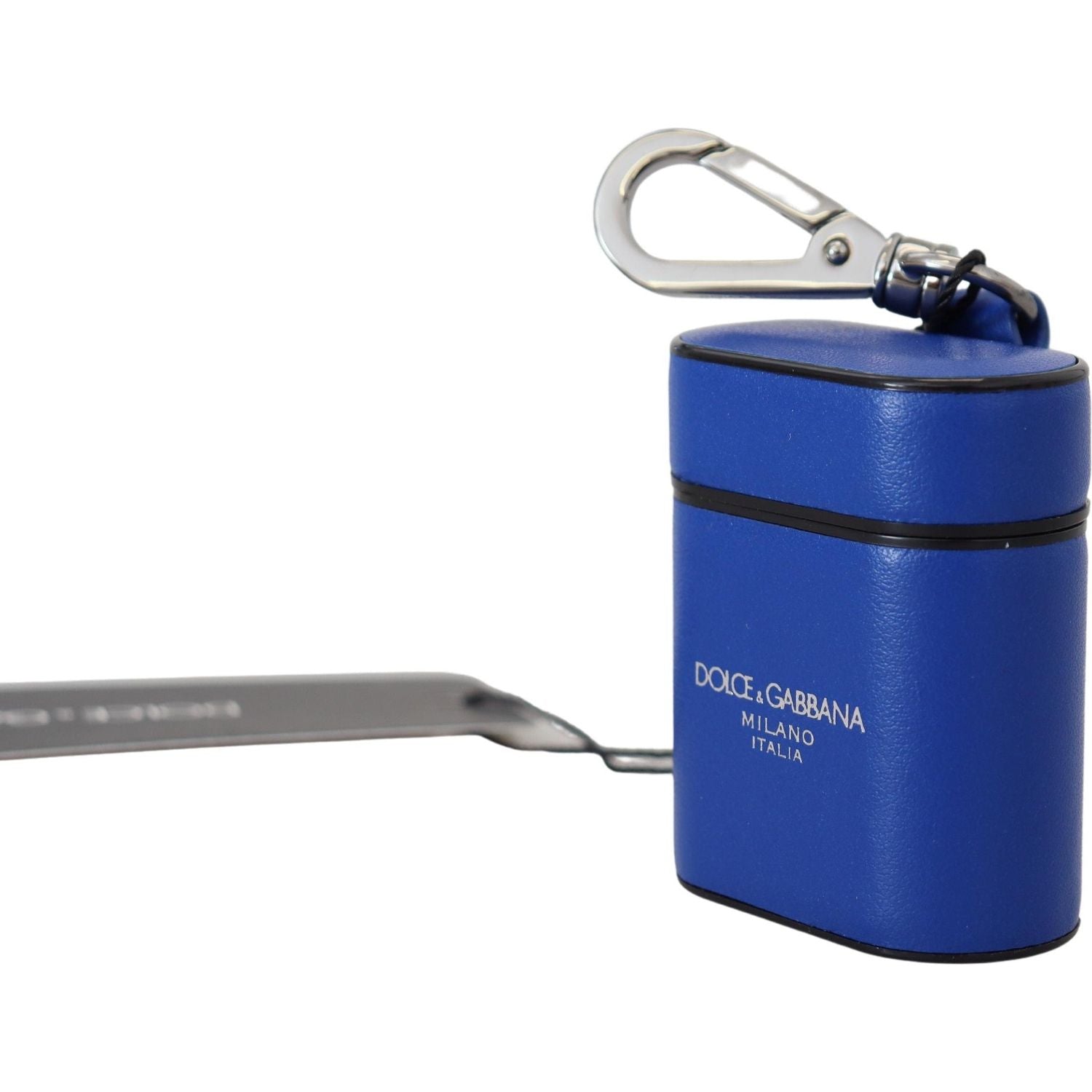 حافظة سماعات Airpods الجلدية الأنيقة باللون الأزرق من Dolce &amp; Gabbana