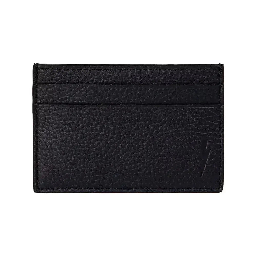 Neil Barrett Black Leather Men Wallet Neil Barrett