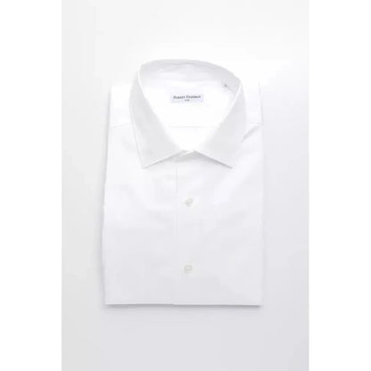 Robert Friedman White Cotton Men Shirt