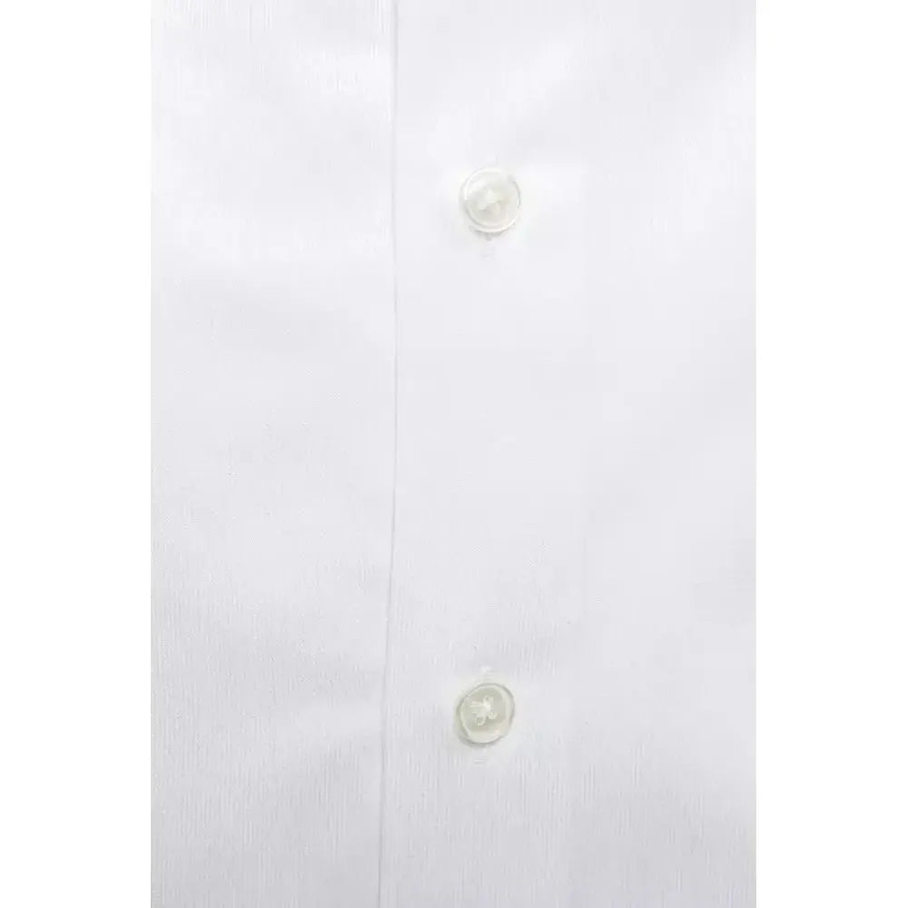 Robert Friedman White Cotton Men Shirt