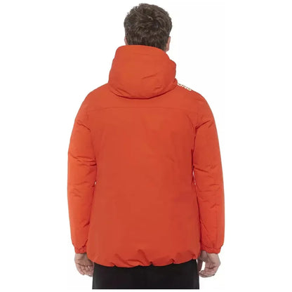 Tond Red Polyester Men's Jacket Tond