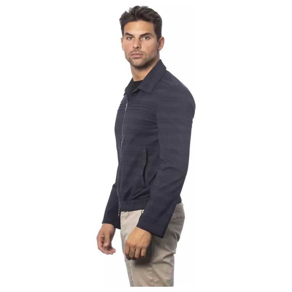 Verri Blue Wool Light Jacket