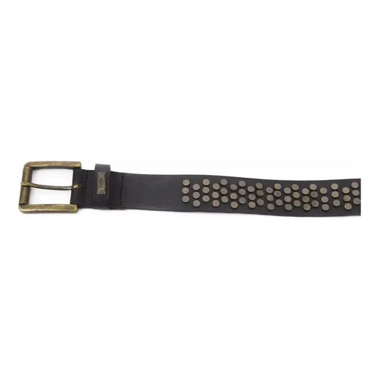 BYBLOS Black Leather Women Belt BYBLOS