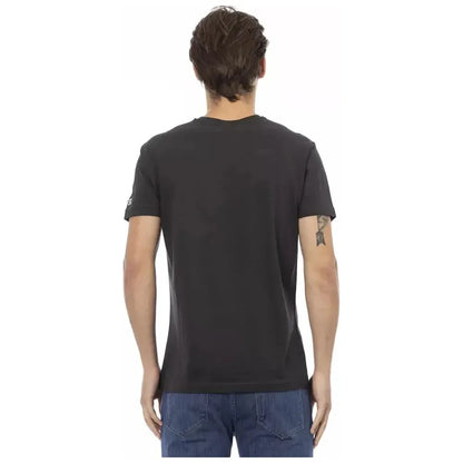 Trussardi Action Black Cotton Men's T-Shirt