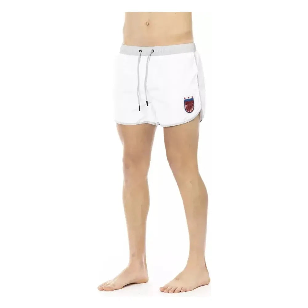 Bikkembergs White Polyester Men's Swim Short Bikkembergs