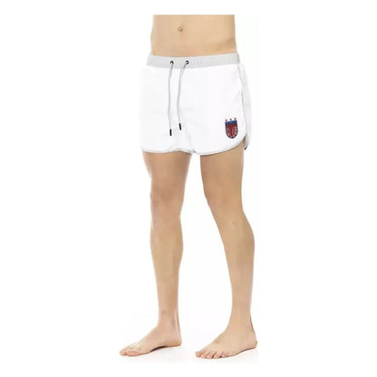 Bikkembergs White Polyester Men's Swim Short Bikkembergs