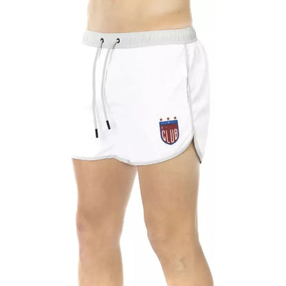 Bikkembergs White Polyester Men's Swim Short Bikkembergs