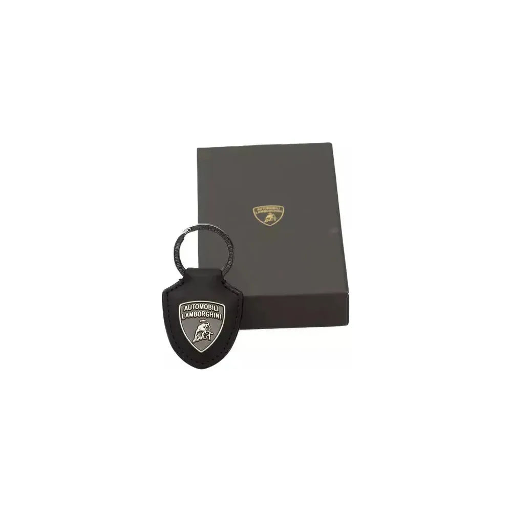 Automobili Lamborghini Black Metal Men Keychain Automobili Lamborghini