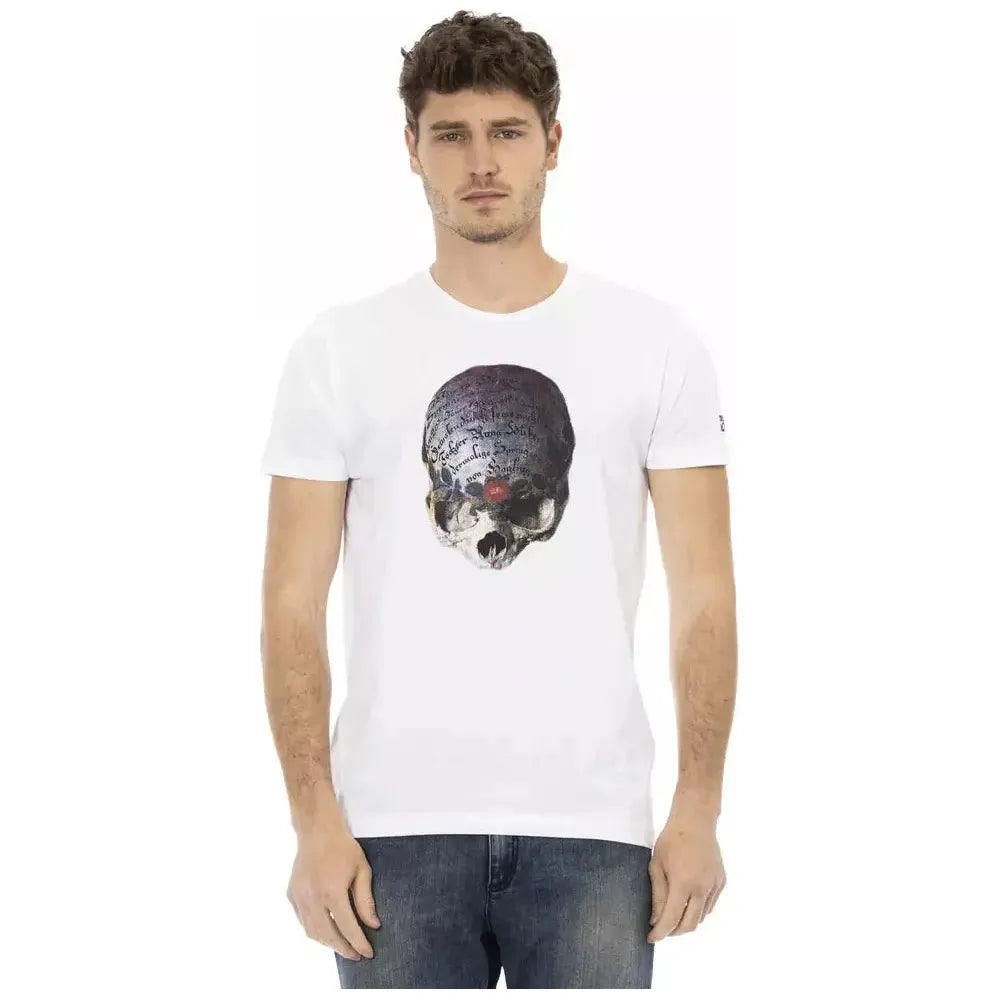Trussardi Action White Cotton Men's T-Shirt