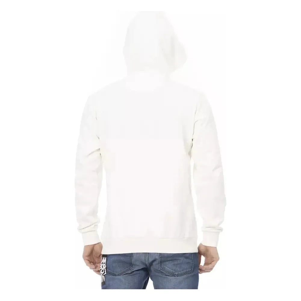 Automobili Lamborghini White Cotton Men Sweater Automobili Lamborghini