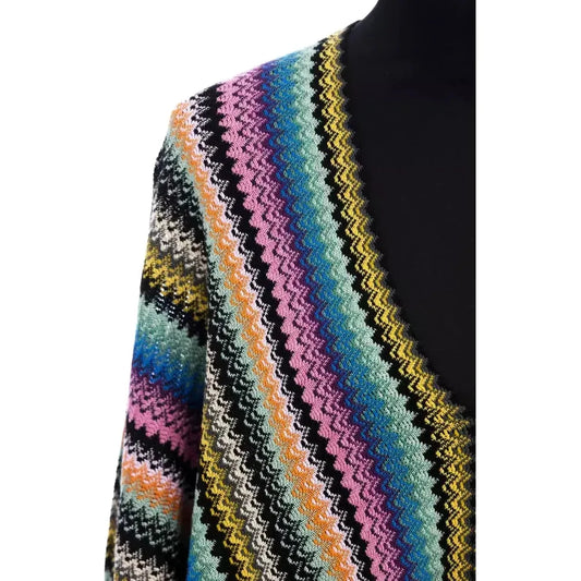 Missoni Multicolor Wool Women Poncho Missoni