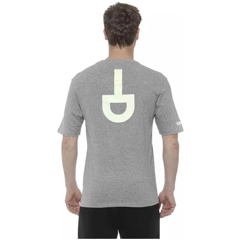 Tond Gray Cotton Men TShirt Tond