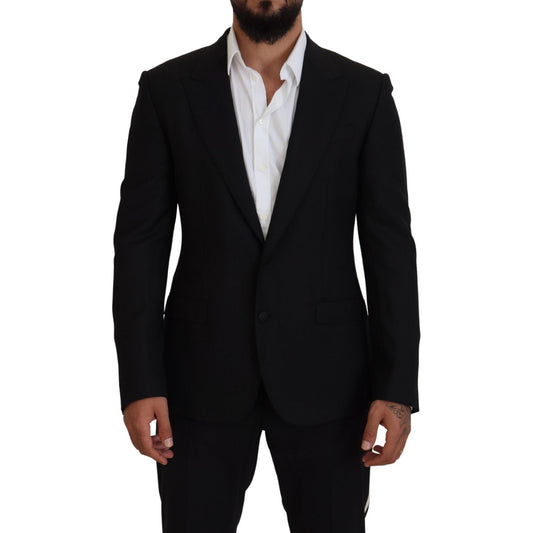 Dolce & Gabbana Elegant Single-Breasted Wool Blend Blazer Dolce & Gabbana