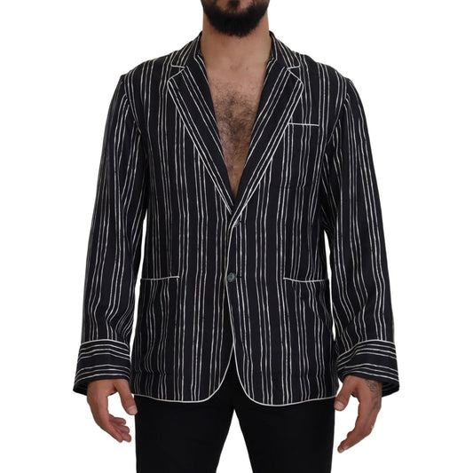 Dolce & Gabbana Elegant Silk Pajama Top Lounge Jacket Dolce & Gabbana