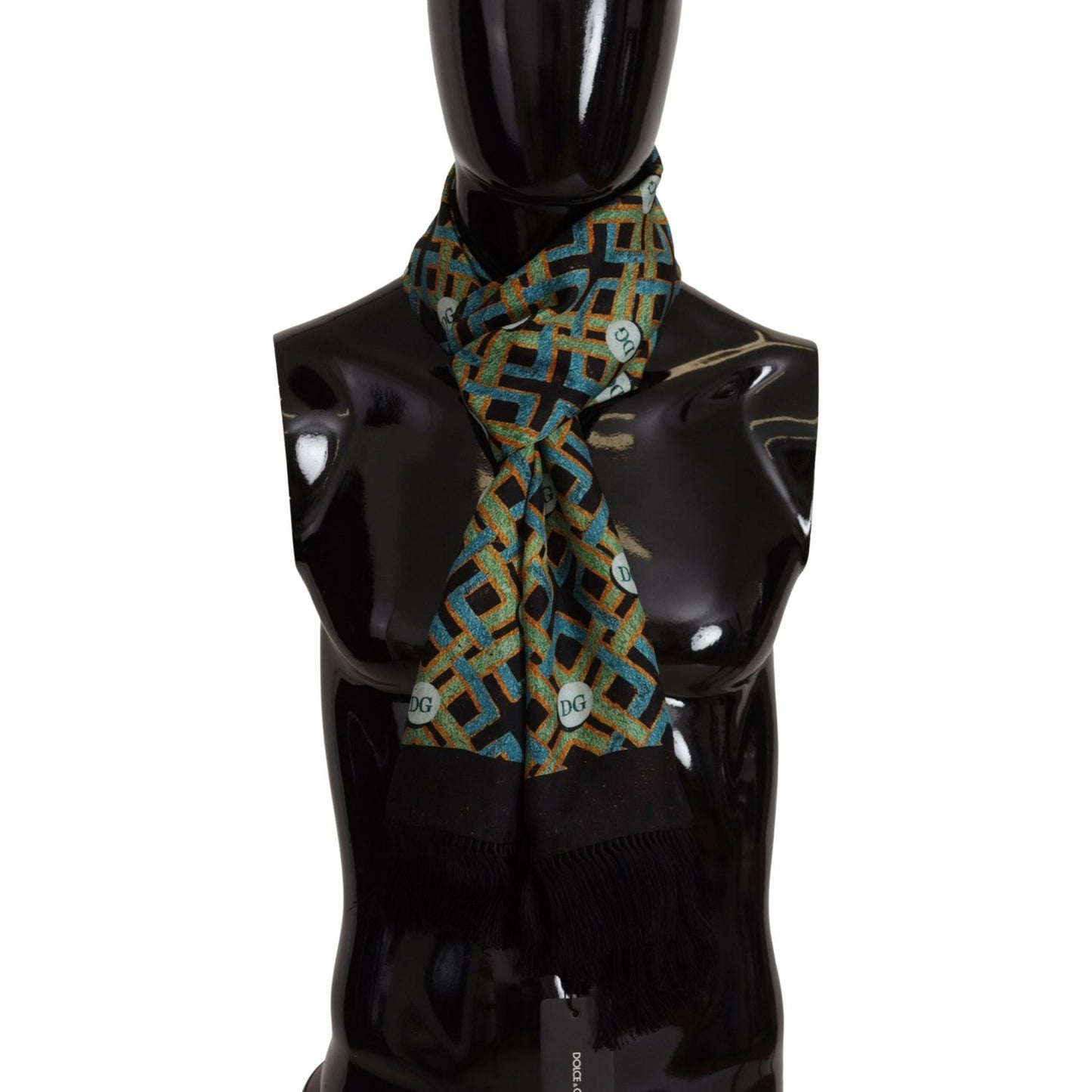 Dolce & Gabbana Elegant Multicolor Silk Men's Scarf Dolce & Gabbana