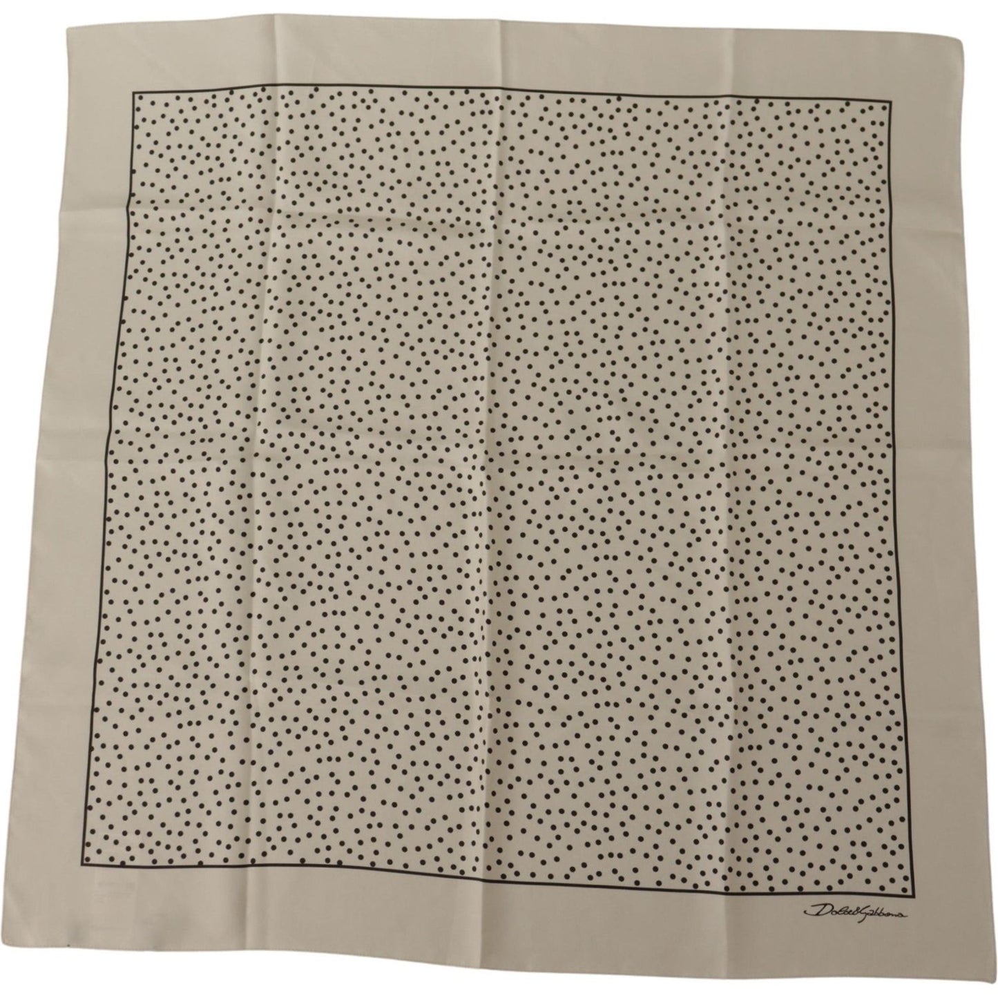 Dolce & Gabbana Elegant Silk Polka Dot Men's Scarf Dolce & Gabbana