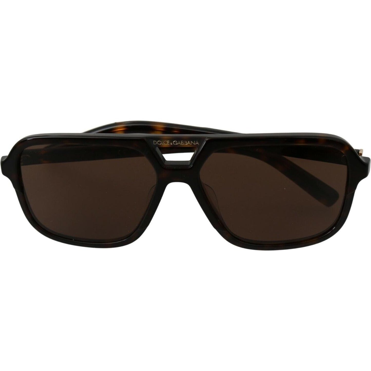 Dolce & Gabbana Elegant Brown Patterned Men's Sunglasses Dolce & Gabbana