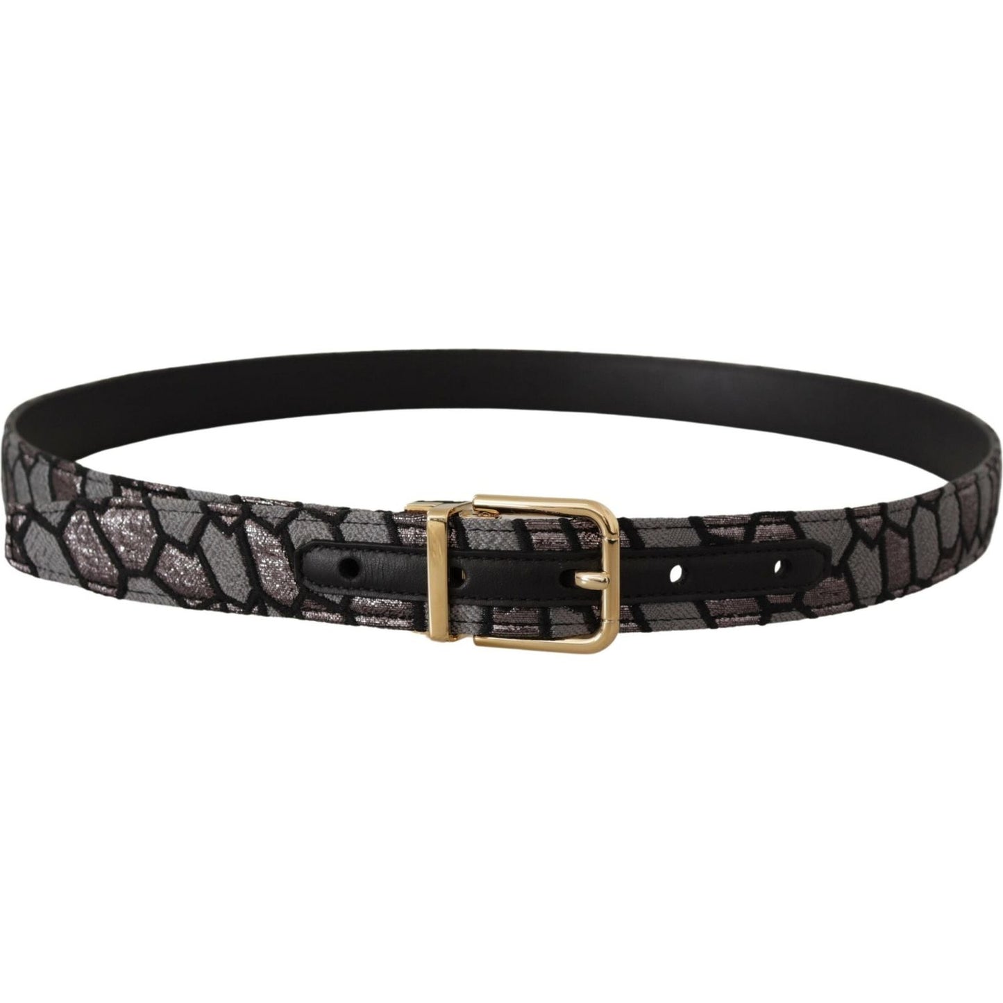 Dolce & Gabbana Multicolor Leather Statement Belt Dolce & Gabbana