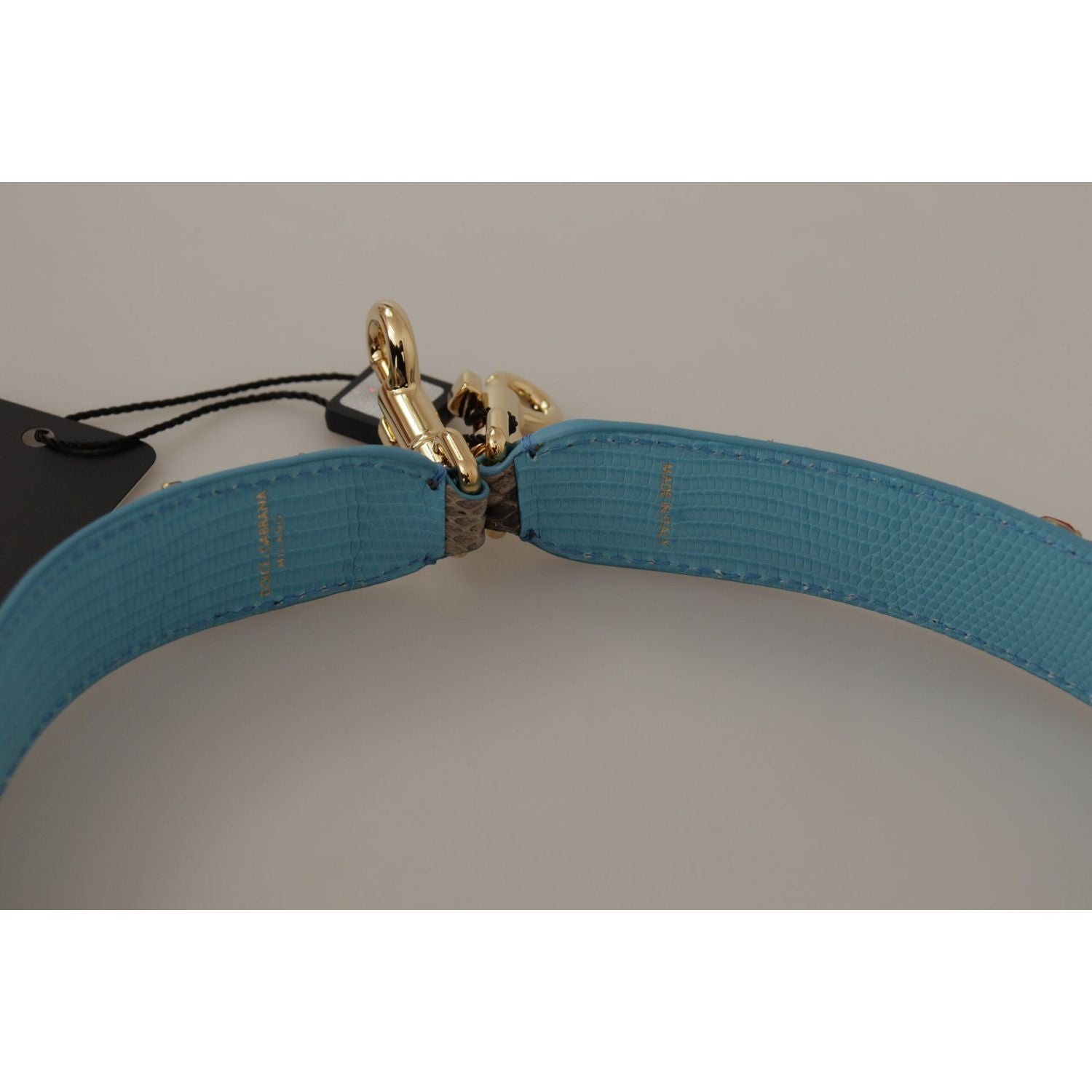 إكسسوار أنيق بحزام كتف من جلد الأفعى من دولتشي آند غابانا