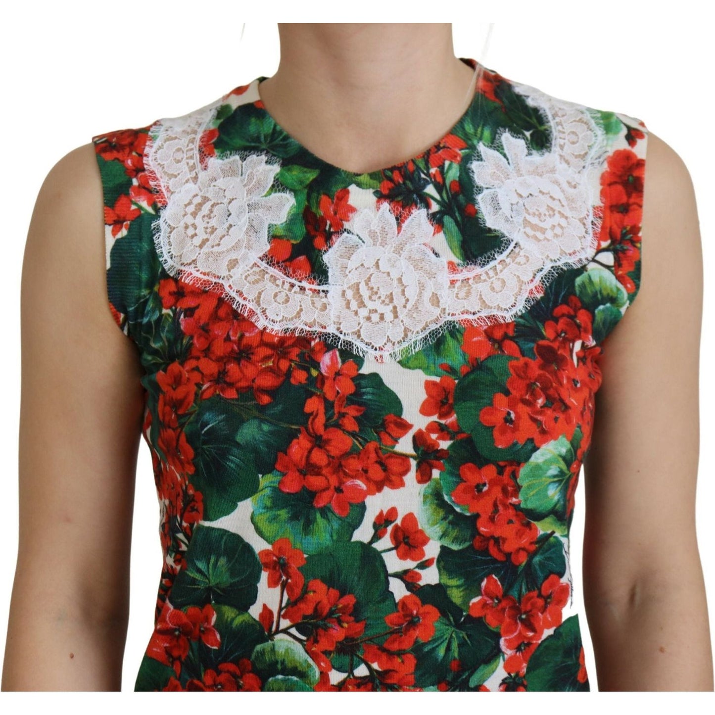 Dolce & Gabbana Chic Floral Print Tank Top Vest Dolce & Gabbana