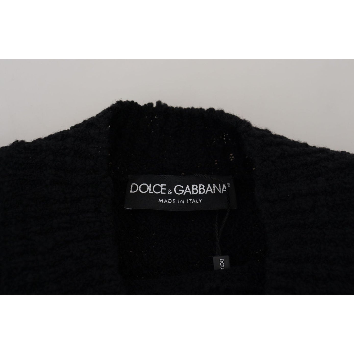 Dolce & Gabbana Elegant Virgin Wool Pullover Sweater Dolce & Gabbana