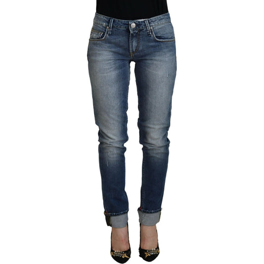 Acht Sleek Skinny Low Waist Denim Jeans Acht