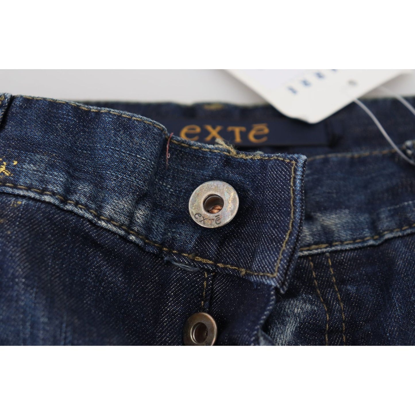 Exte Chic Regular Blue Denim for Sophisticated Style Exte