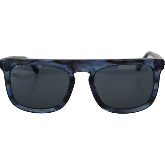 Dolce & Gabbana Elegant Blue Acetate Sunglasses Dolce & Gabbana